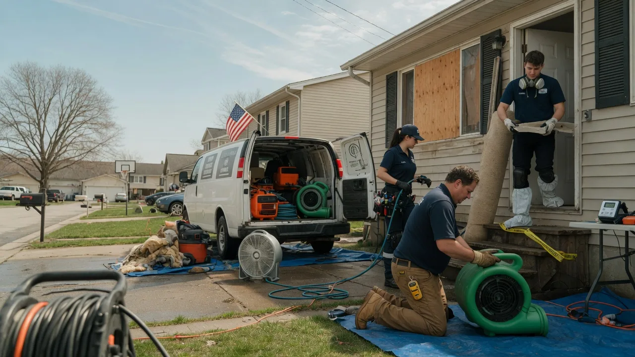 Water Damage Restoration in Mooreland, OK near me
